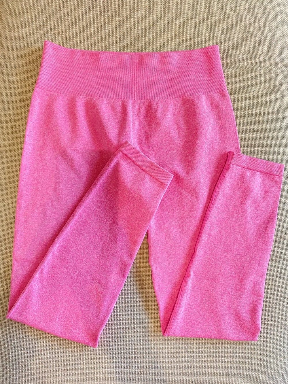 NOVA SPORT WMNS L-XL Hot Pink Full Length Thick Leggings